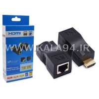 اکستندر HDMI / ورودی شبکه و خروجی HDMI / پشتبانی 2K و 4K / برد 30 متر / تک پک جعبه ای